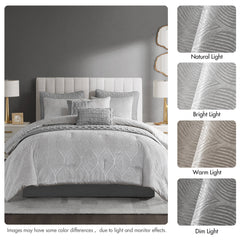 10- Piece Jacquard Comforter Set perspective