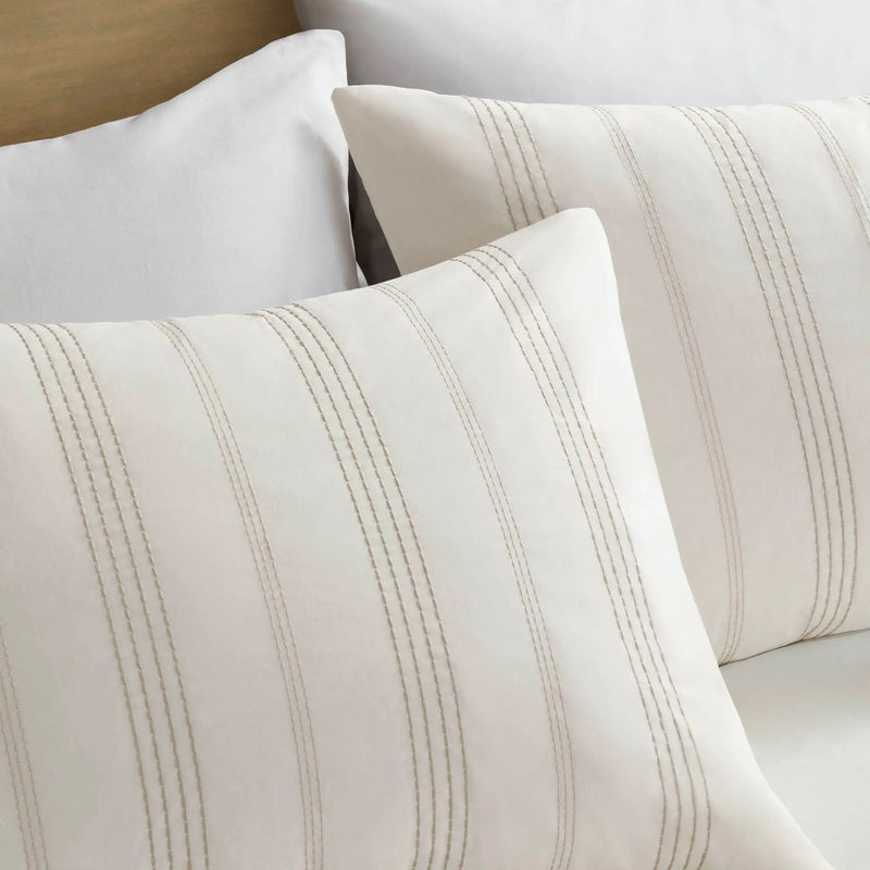 5 Piece Cotton Jaquard Duvet Set