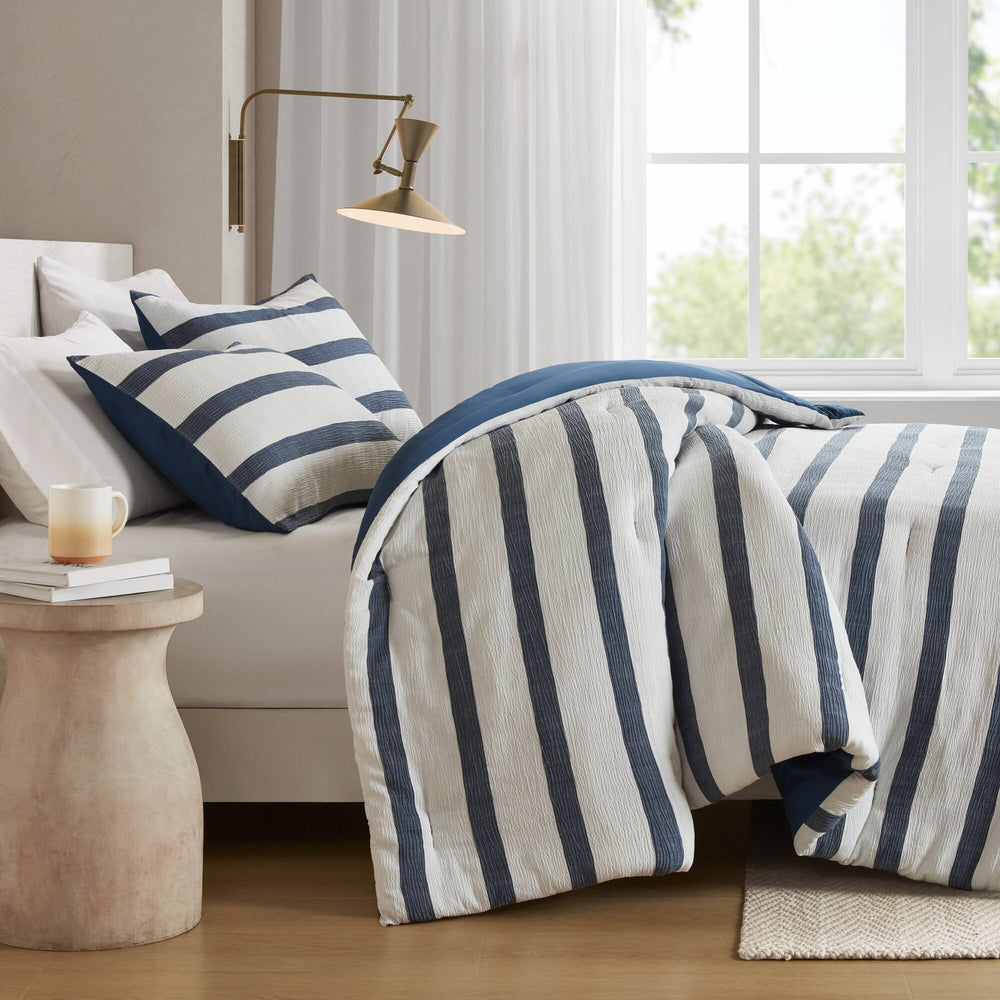 3-Piece King/Cal King Yarn-dyed striped comforter Media 14