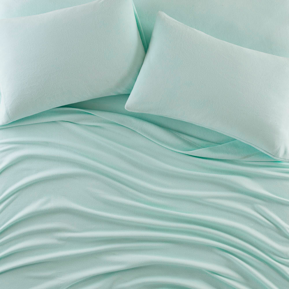 4 PCS King Sheet Set Aqua Media 9