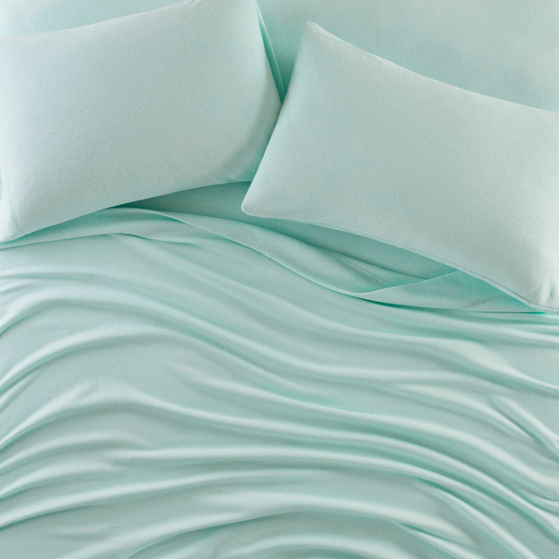 4 PCS Cal King Sheet Set Aqua