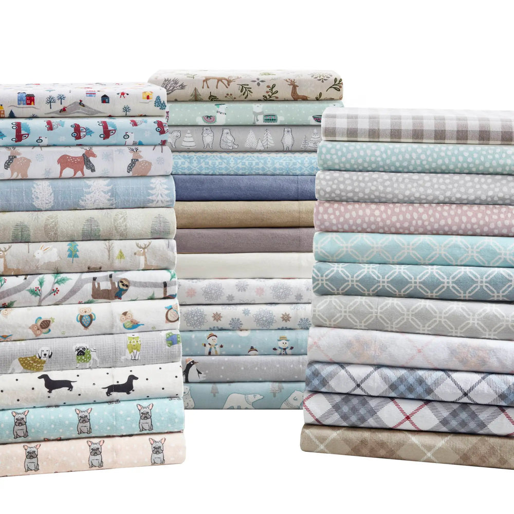 25778126 4-Piece Full Printed Sheet Set,Tan Woodland Winter     DTY Store 4-Piece Printed Sheet Set     DTY Store