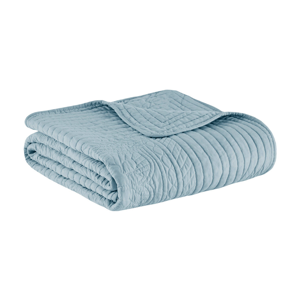 6 Piece Reversible Scalloped Edge Daybed Cover Set Blue Daybed Media 12