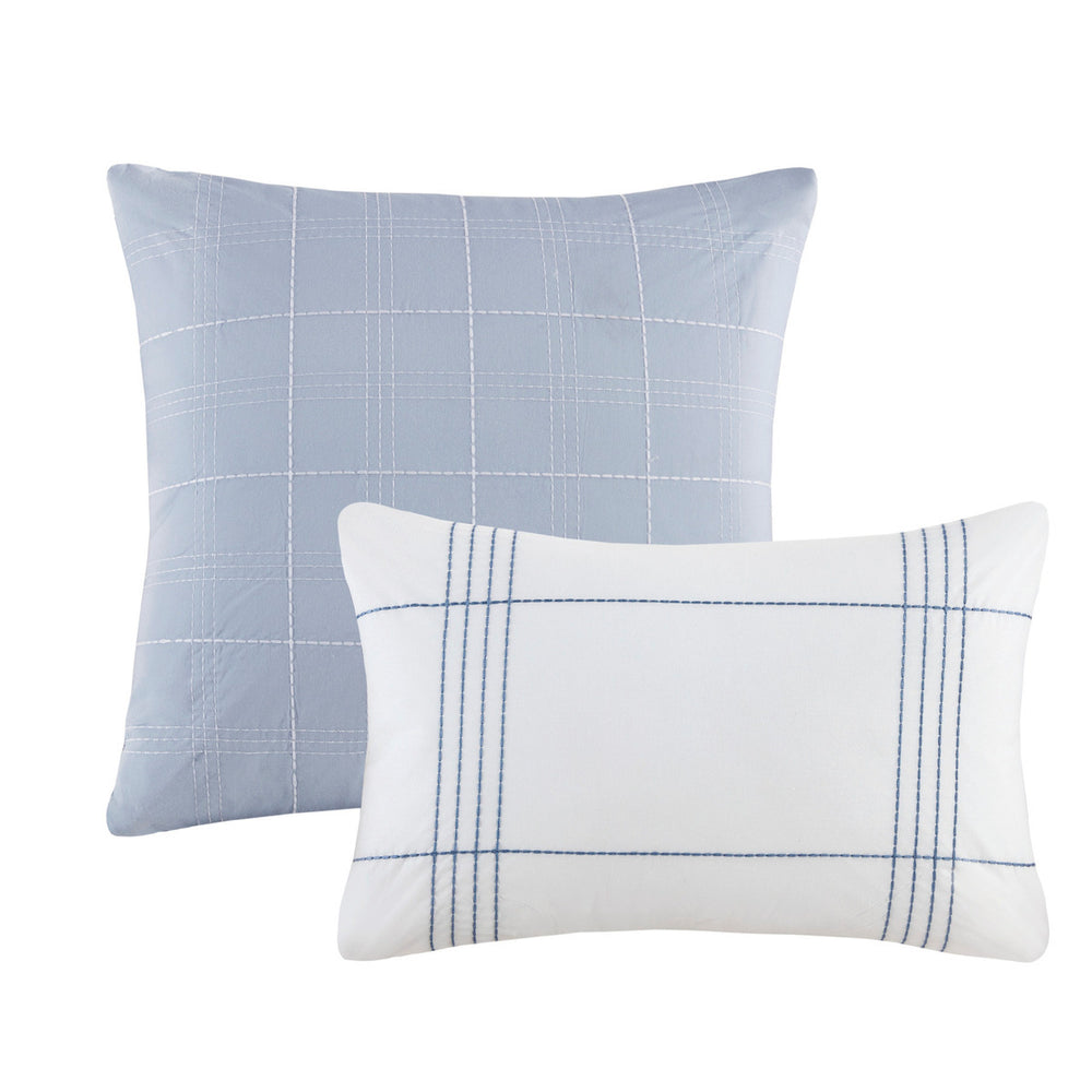 6 Piece Cotton Jacquard Oversized Comforter Set-Cal King Media 16