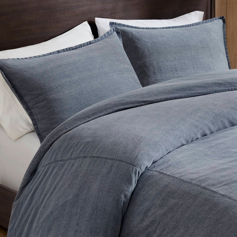 3PCS Twill Washed Duvet Set