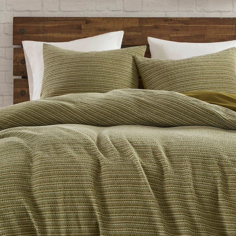 3PCS Waffle Washed Duvet Set