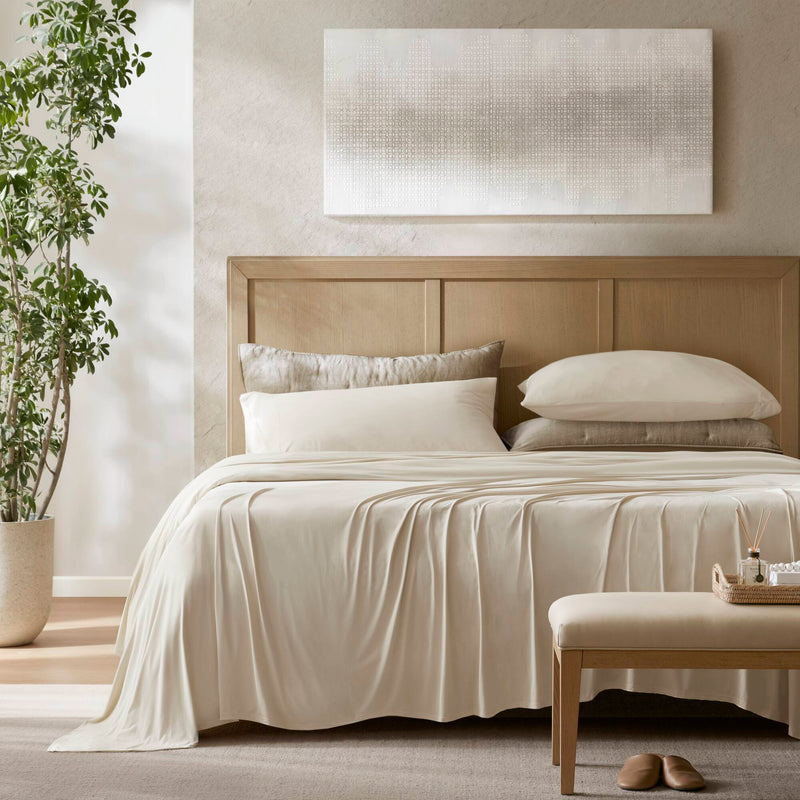 4-Piece Stretch Jersey Sheet Set