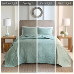 3 Piece Reversible Bedspread Set perspective