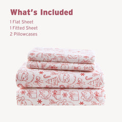 100% Cotton Pigment Printed Sheet Set perspective
