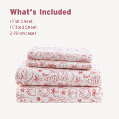 100% Cotton Pigment Printed Sheet Set perspective