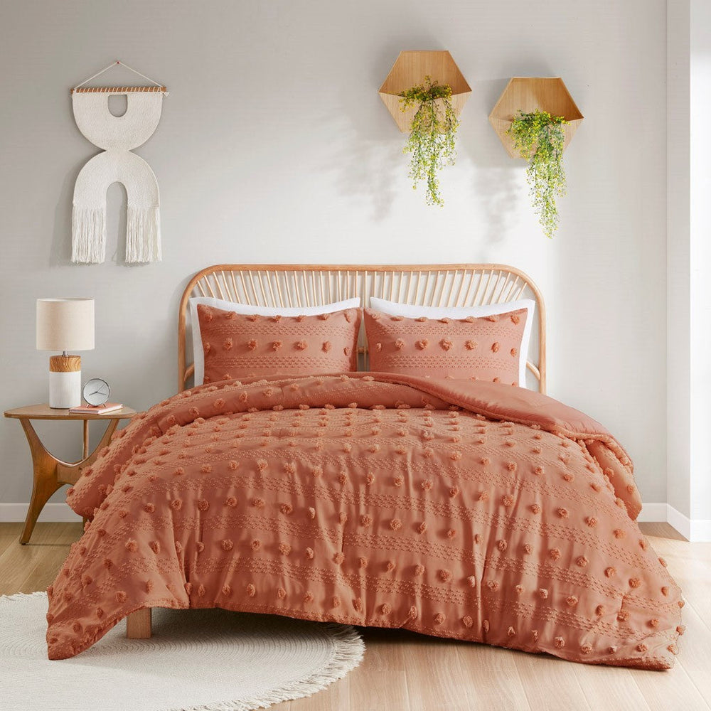 Full/Queen Clip Jacquard Comforter Set Media 10