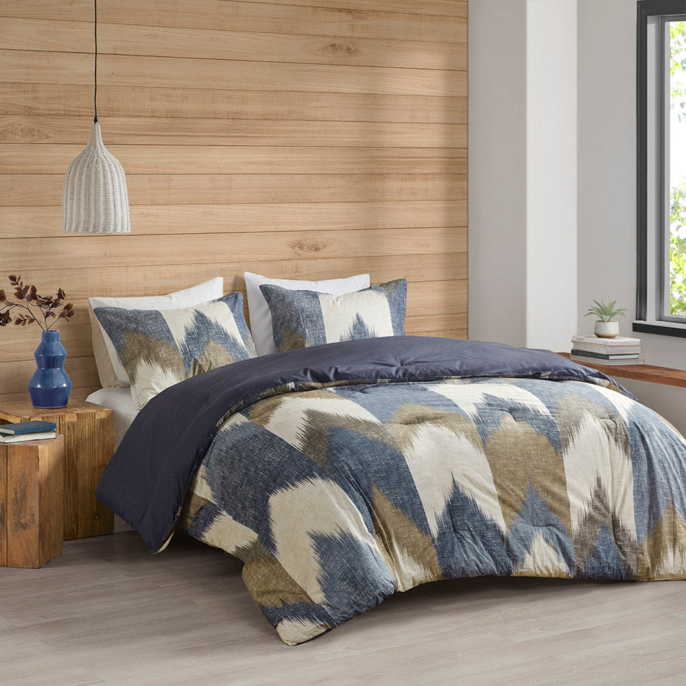 King/Cal King 3 Piece Comforter Mini Set Media 1