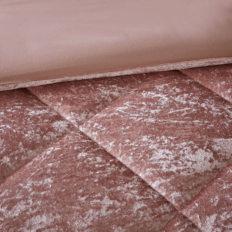 Twin/Twin XL Velvet Duvet Cover Set with Throw Pillow