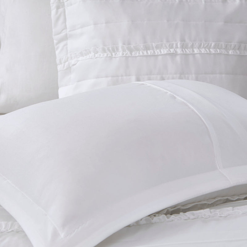 King/Cal King 4 Piece Microfiber 2-in-1 Duvet Set