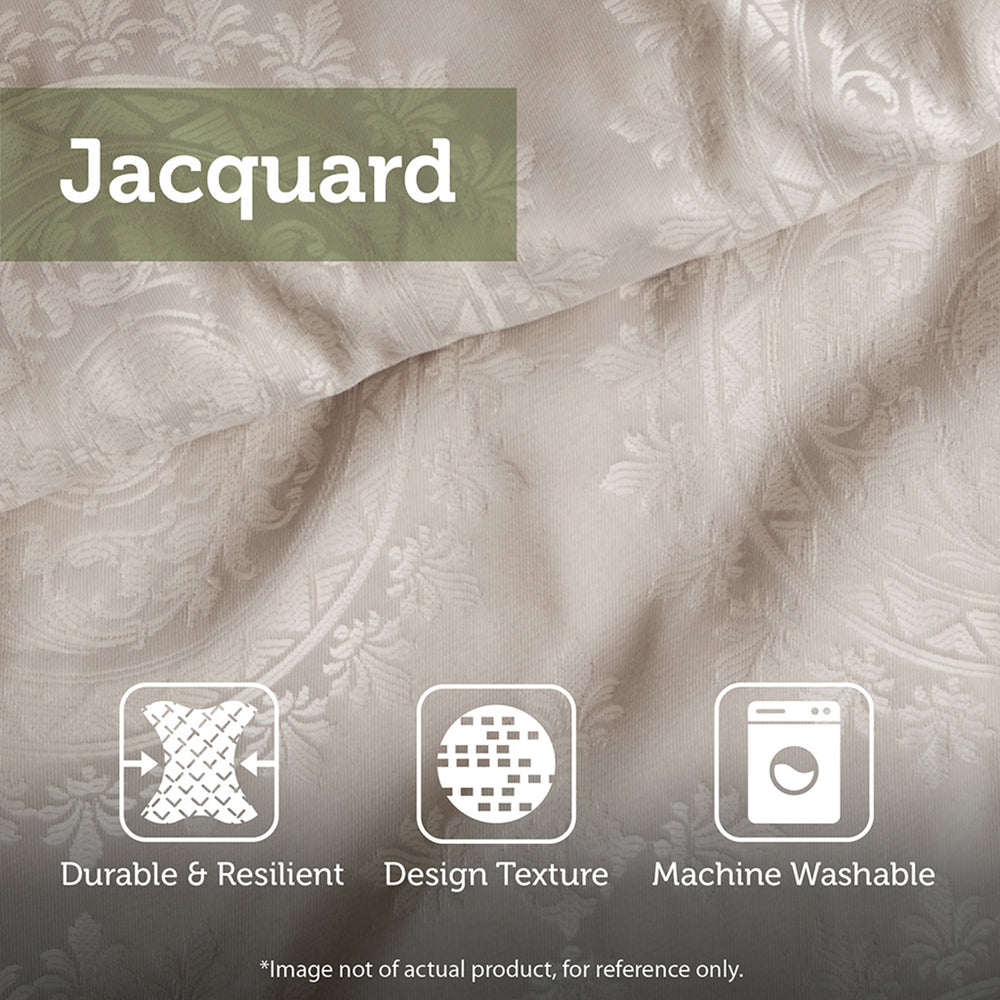Cotton Jacquard Comforter Set Blush King/Cal King Media 2