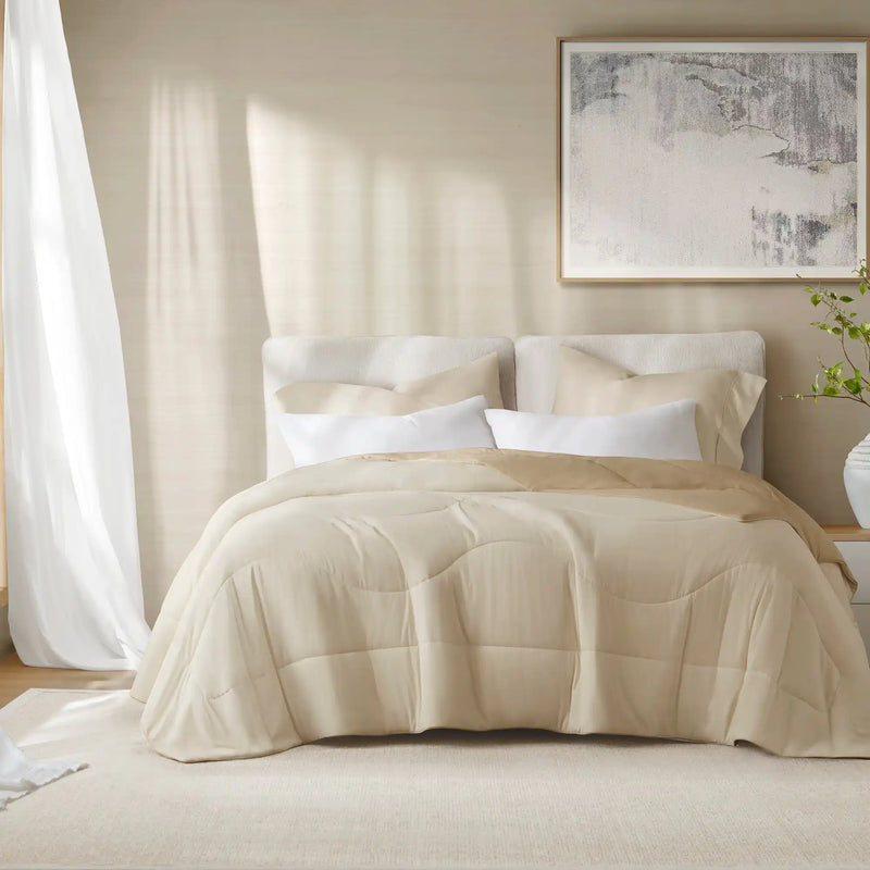1-Piece Reversible Tencel Comforter Blanket