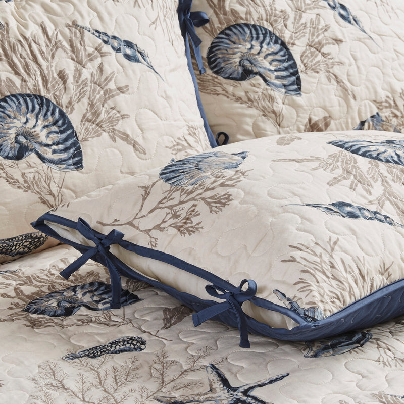 6 Piece Reversible Printed Microfiber Daybed Cover Set Blue Daybed
