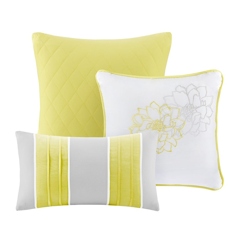 King/Cal King 6 Piece Printed Duvet Cover Set Media 9