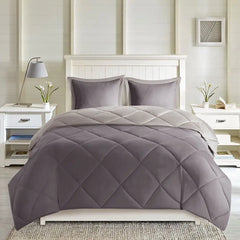 3M Scotchgard Diamond Quilting Reversible Down Alternative Comforter Set perspective