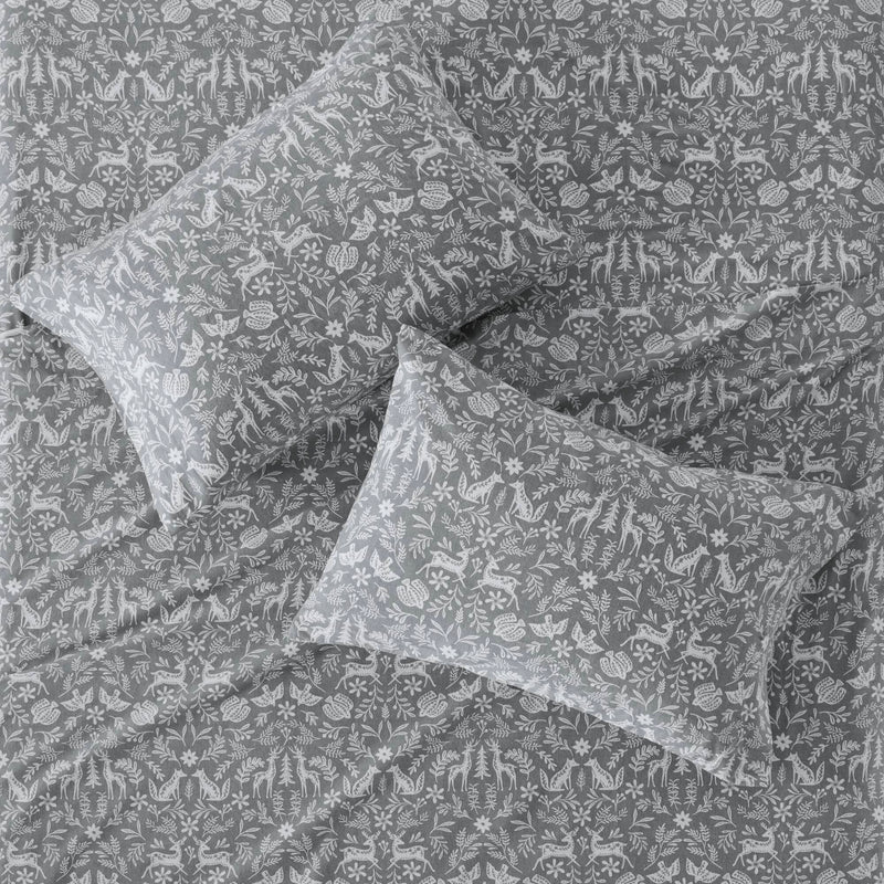 4-Piece 100% Cotton Printed Sheet Set
