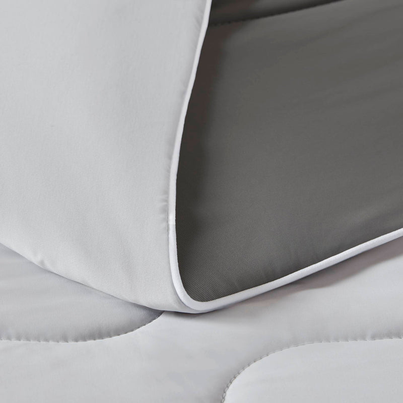1 Piece Full/Queen Down Alternative Comforter,Grey
