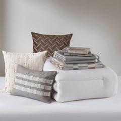 Jacquard Oversized Duvet Style Comforter Set perspective