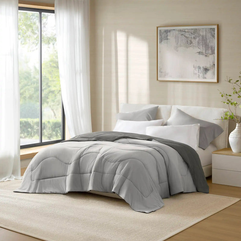 1-Piece Reversible Tencel Comforter Blanket