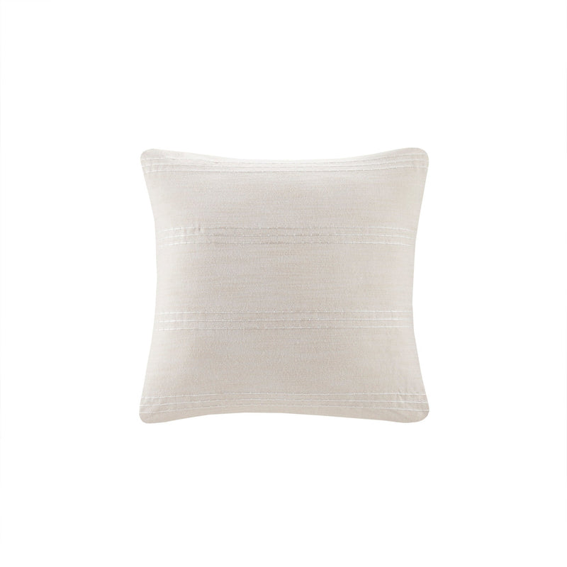 5 Piece Organic Cotton Oversized Comforter Cover Set w/removable insert Natural Full/Queen