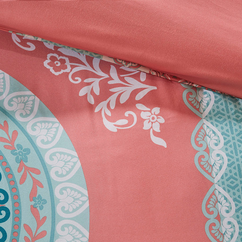 Queen Boho Comforter Set with Bed Sheets Media 14