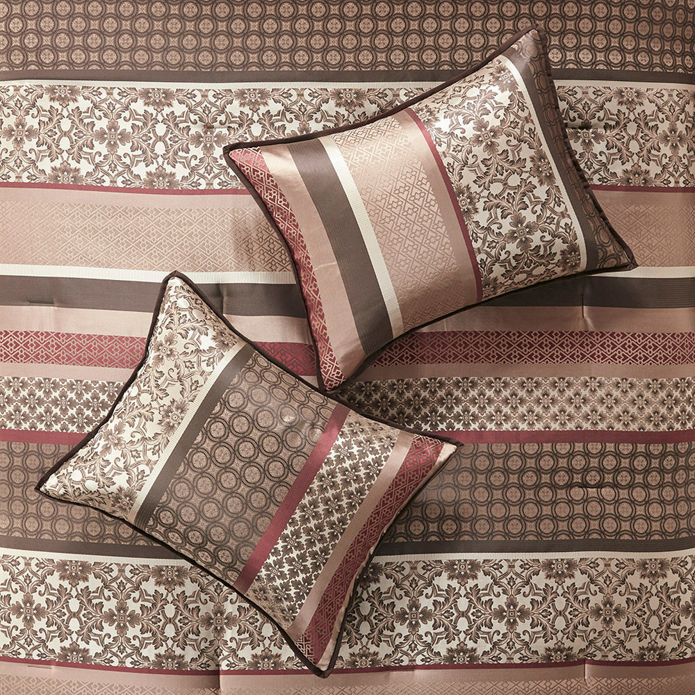 7 Piece Comforter Set Red Queen Media 8