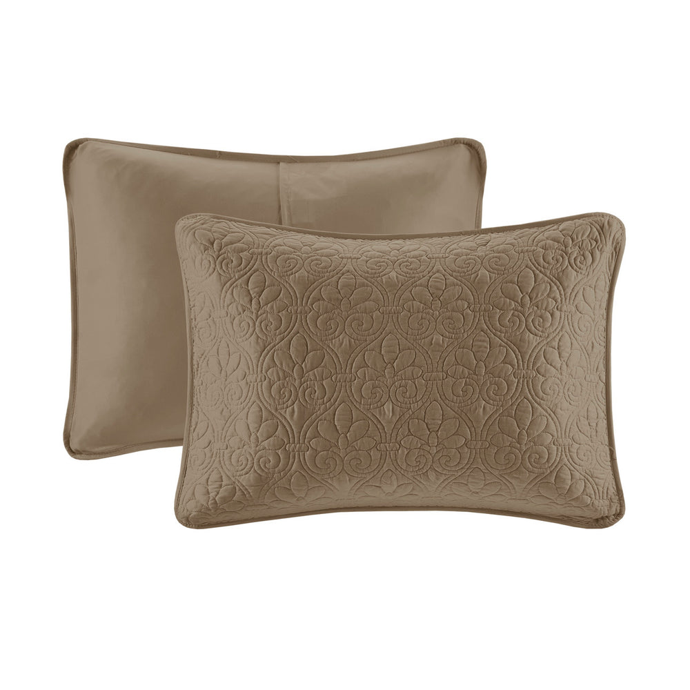 Reversible Quilt Set Mocha King/Cal King Media 10