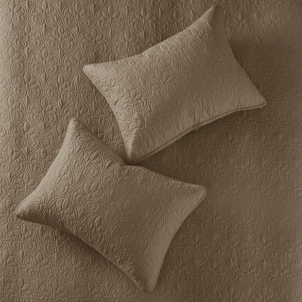 Reversible Bedspread Set Mocha King Media 3