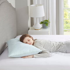 Shredded Memory Foam Pillow with Rayon Blend Cover perspective
