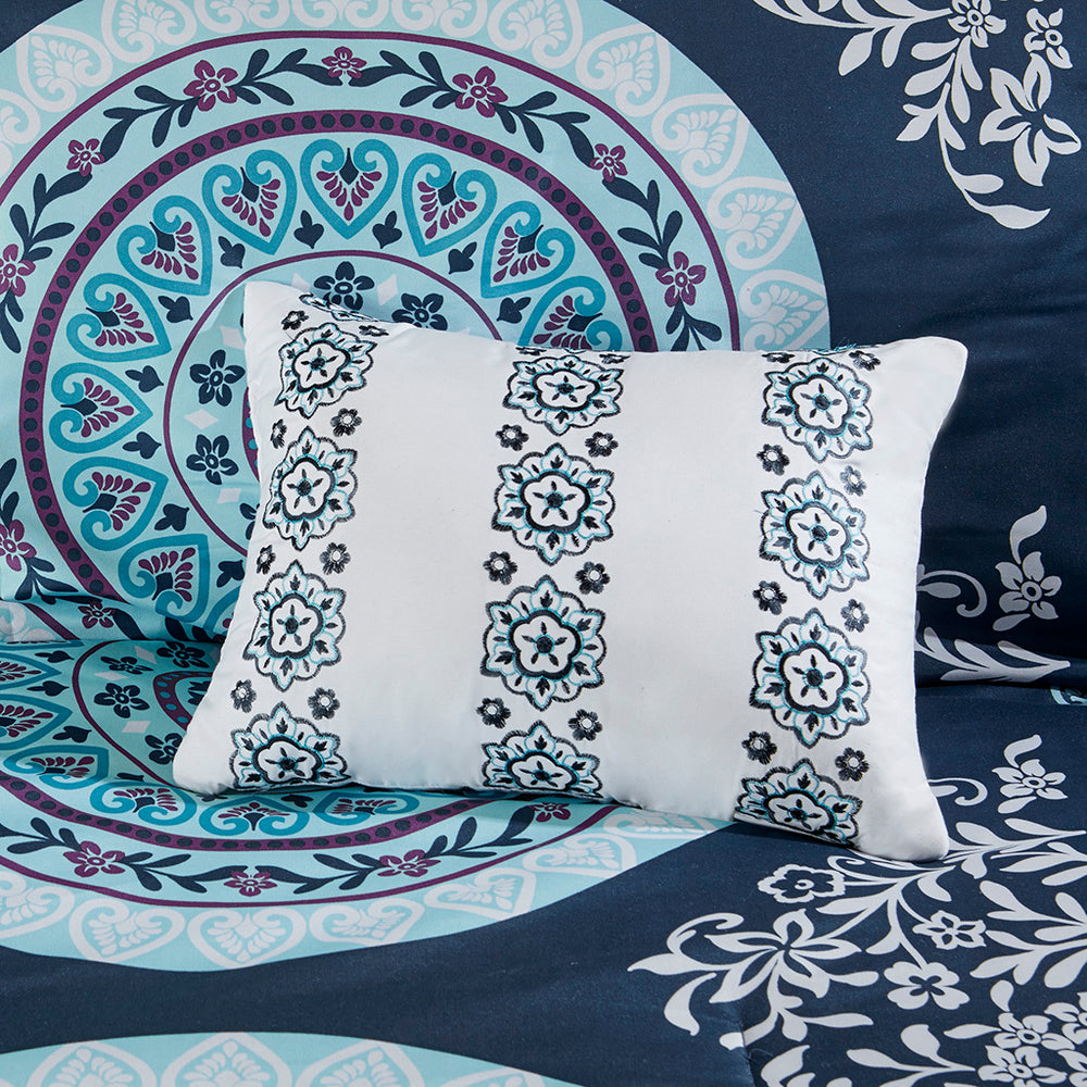 Twin XL Boho Comforter Set with Bed Sheets Media 8