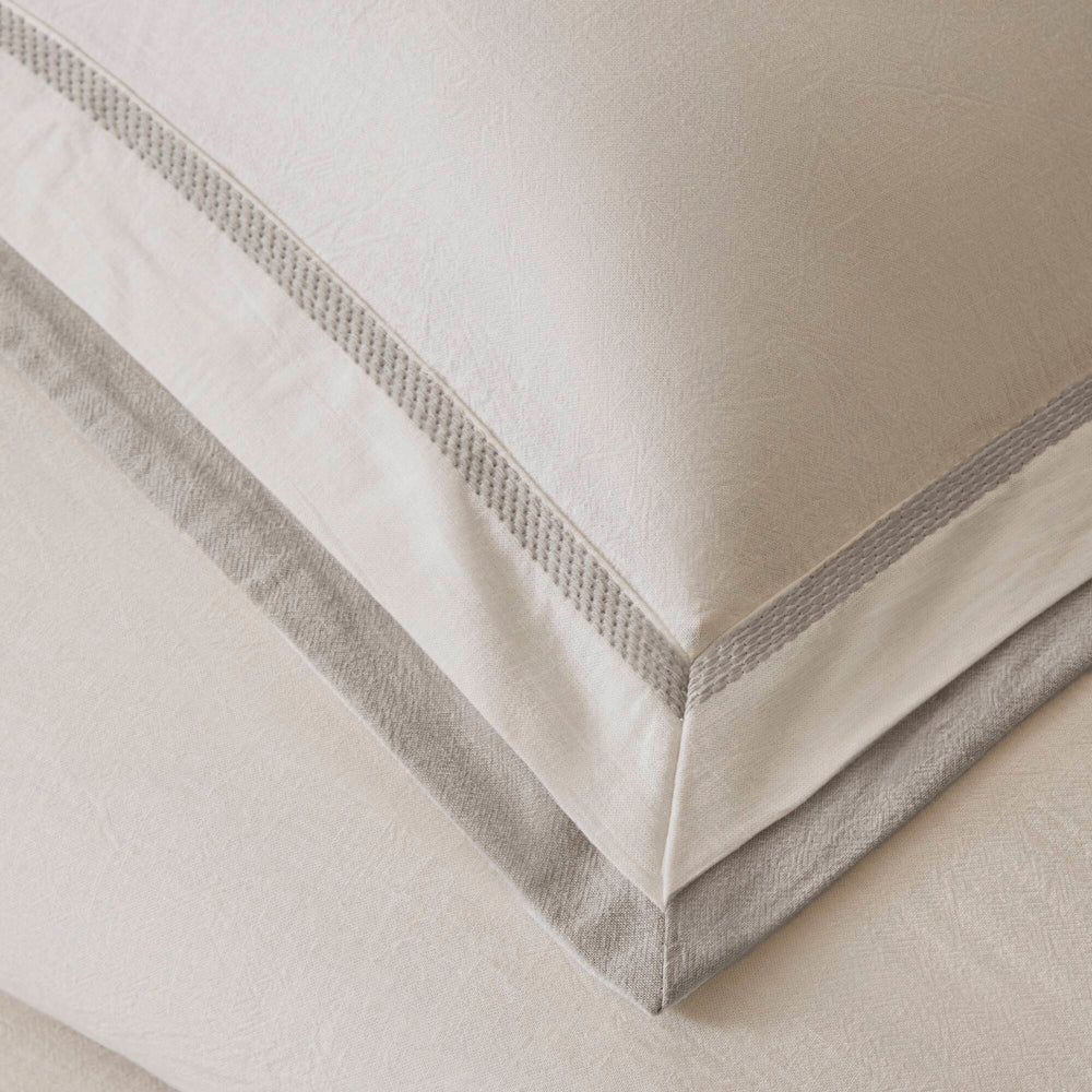 3 Pieces Full/Queen Duvet Cover Set,White+Gray Media 18