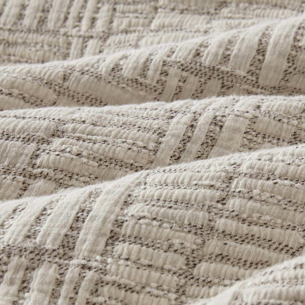 3 Piece Oversized Cotton Matelasse Comforter Set-Full/Queen Media 7