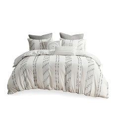 3 Piece Cotton Jacquard Duvet Cover Set perspective