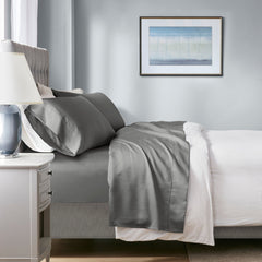 4-Piece HeiQ Smart Temperature Cotton Blend Sheet Set perspective
