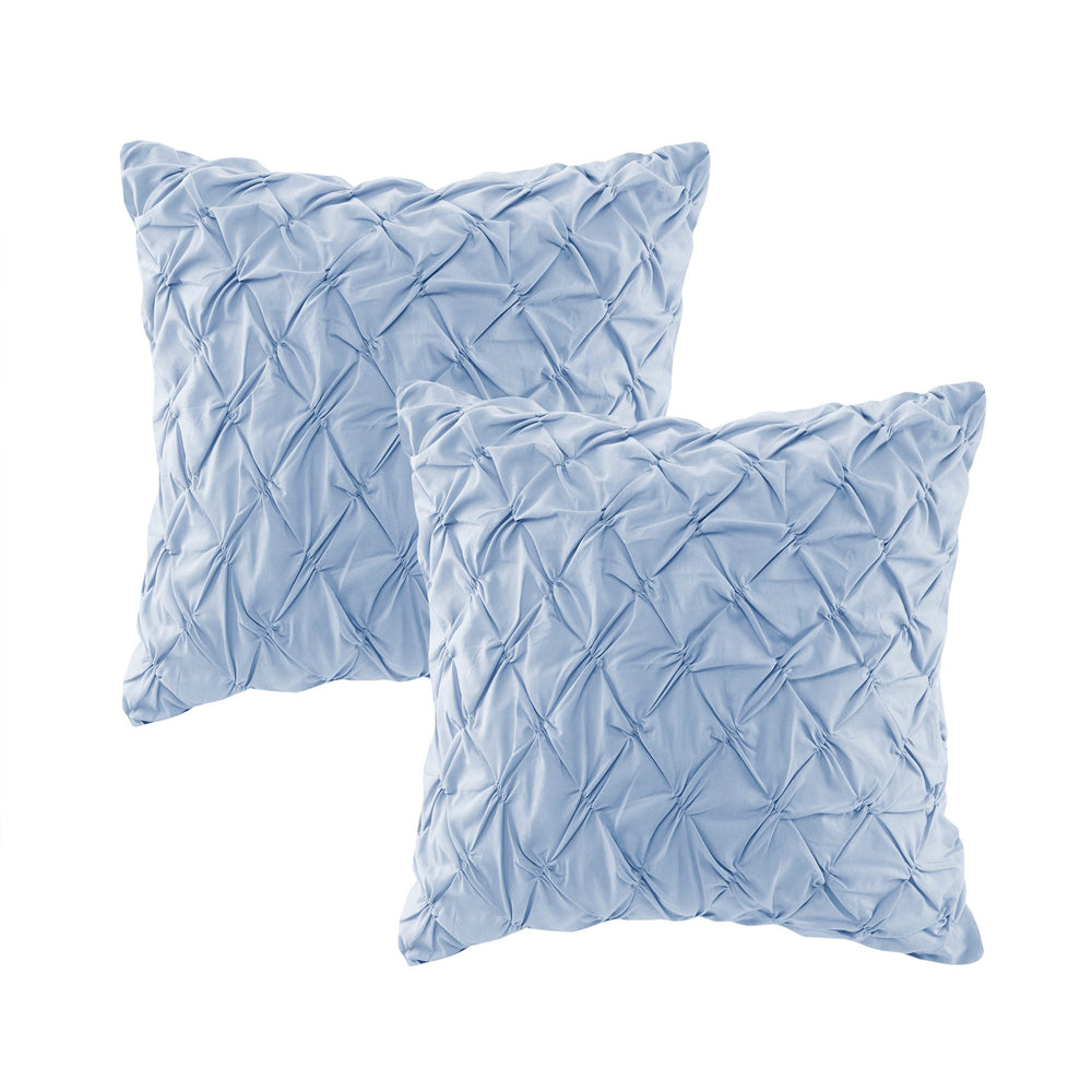 8 Piece Cotton Printed Comforter Set Blue Cal King Media 11