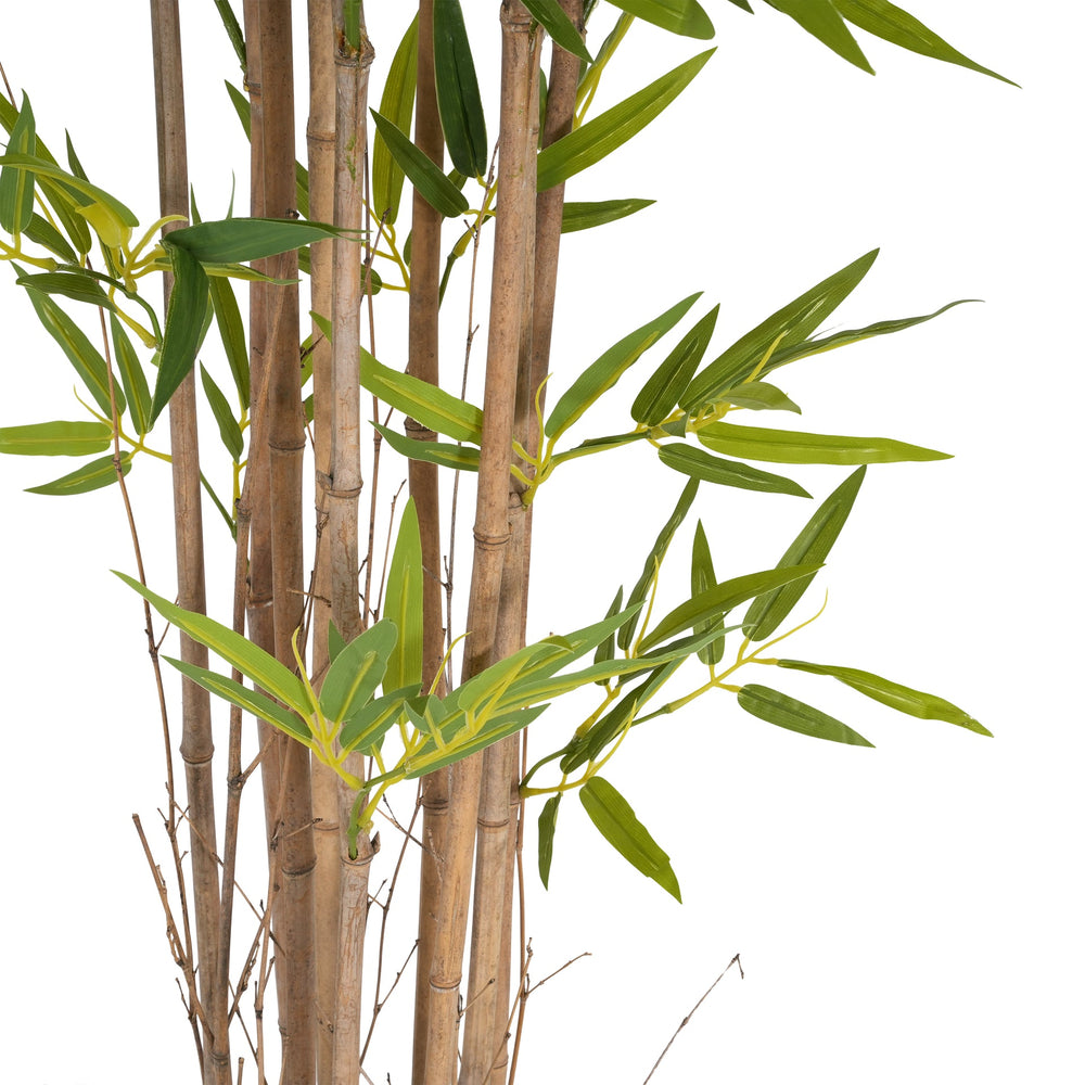 70' Artificial Bamboo with Black Plastic Pot Media 8