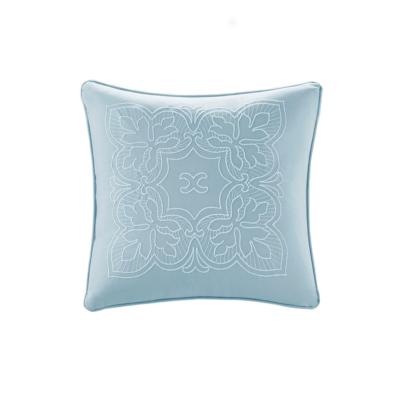 6 Piece Reversible Scalloped Edge Daybed Cover Set Blue Daybed