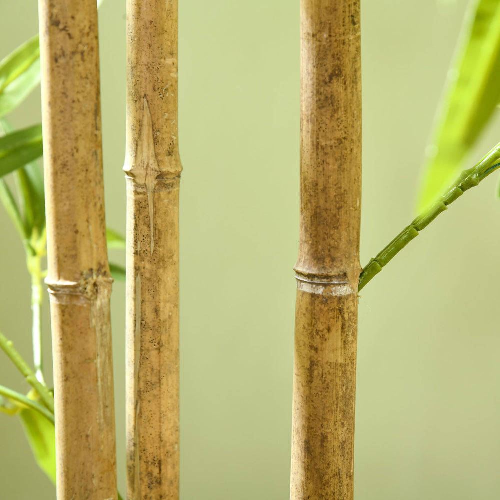 6FT Artificial Bamboo Tree, Faux Decorative Plant in Nursery Pot for Indoor Décor Media 9