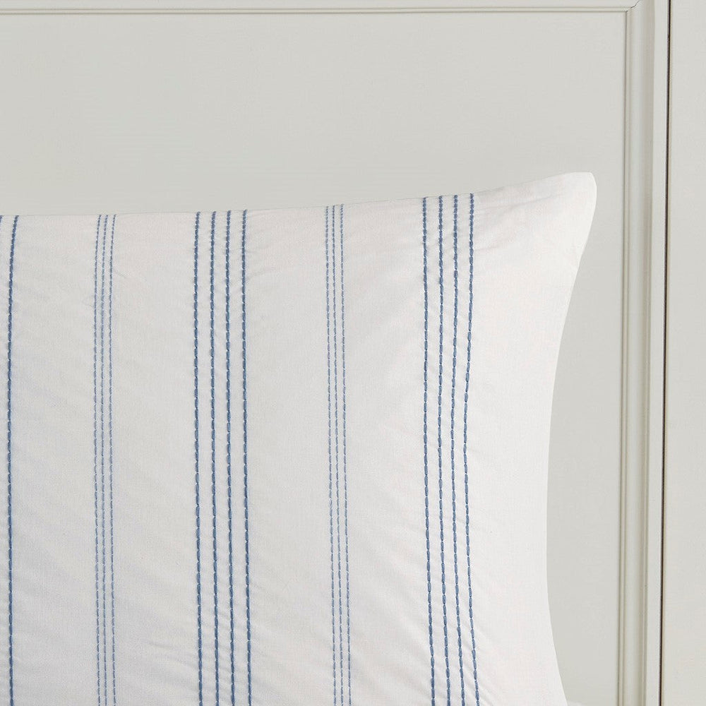5 Piece Cotton Jaquard Duvet Set-King/Cal King Media 13