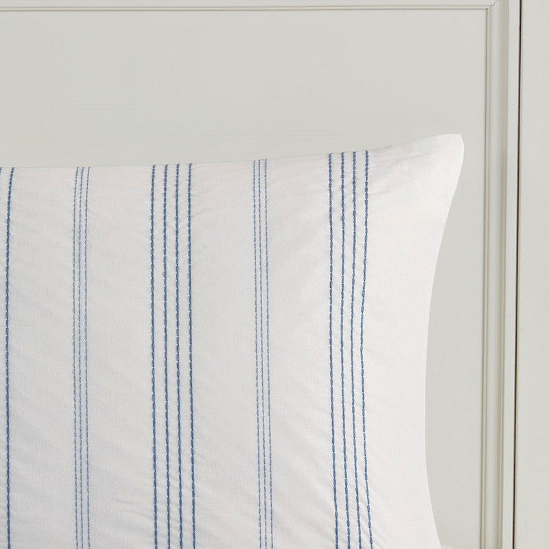 5 Piece Cotton Jaquard Duvet Set-King/Cal King