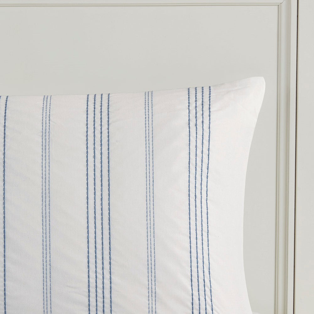 5 Piece Cotton Jaquard Duvet Set-King/Cal King Media 13
