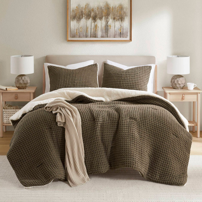 Knit Chenille Comforter Set Full/Queen