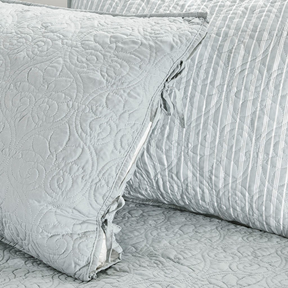 6 Piece Reversible Daybed Cover Set Grey Daybed Media 2