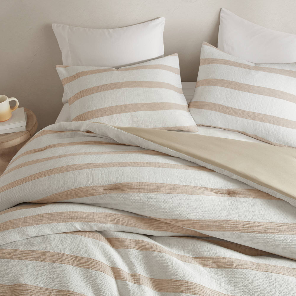 3-Piece King/Cal King Yarn-dyed striped comforter Media 13