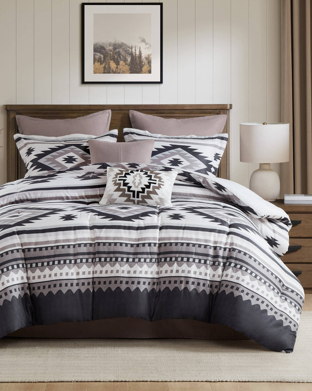8- Piece Queen Comforter Set Media 6
