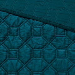 3 Piece Velvet Quilt Set perspective